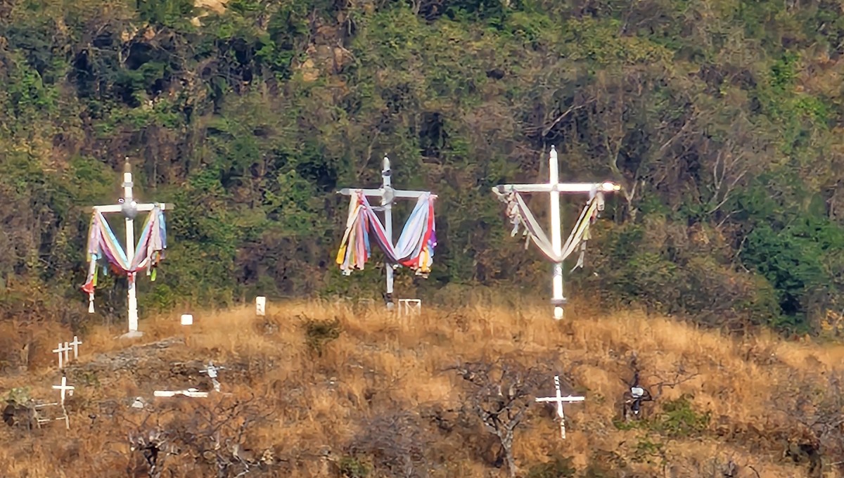 Cruces en los cerros de Chalma