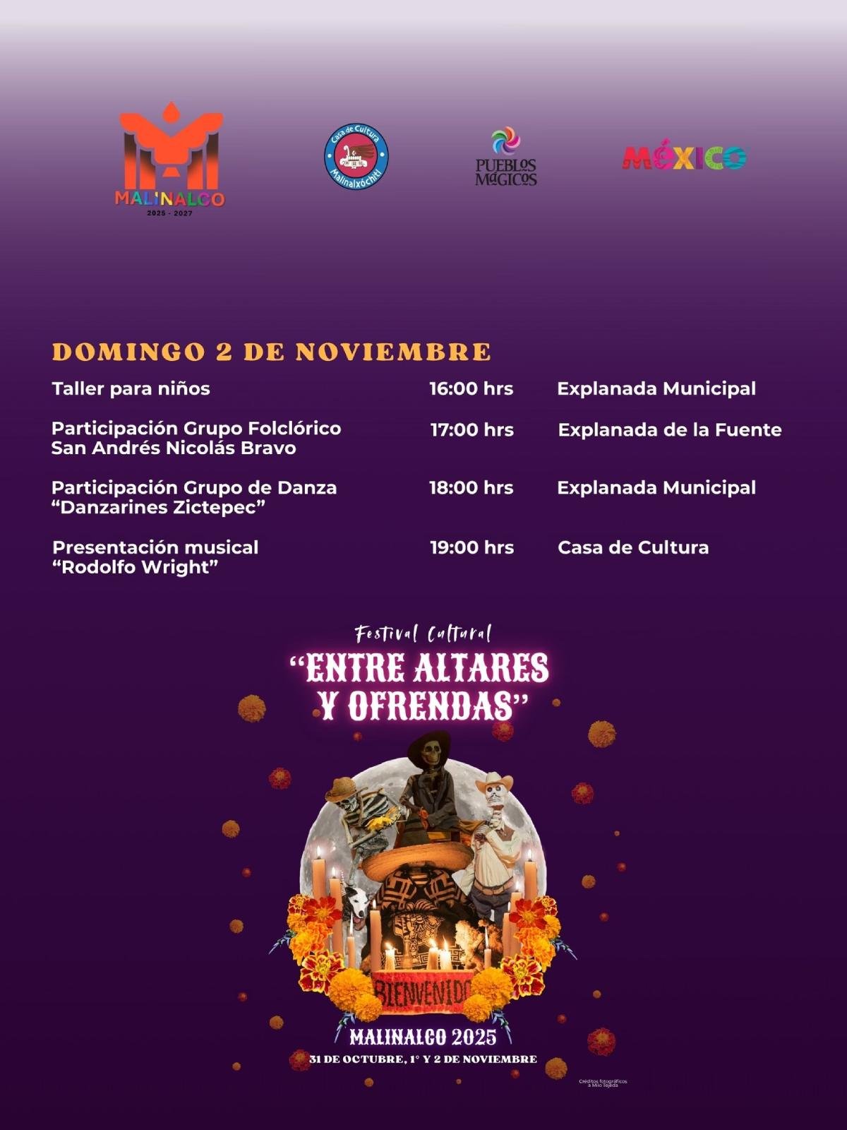 Festival Dia de Muertos MAlinalo